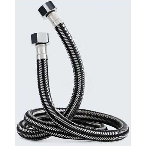 Cyslmuk – Tuyau flexible sanitaire 2M G1/2 – Acier inoxydable SUS304 – Anti-corrosion et anti-éclatement – Pour chauffe-eau et robinetterie (1/2)