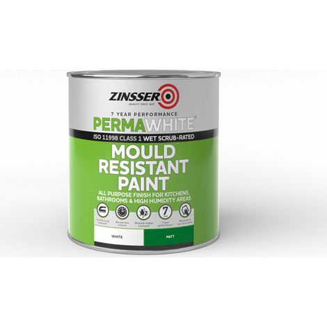 Zinsser Perma White Interior Paint - Matt - 1L