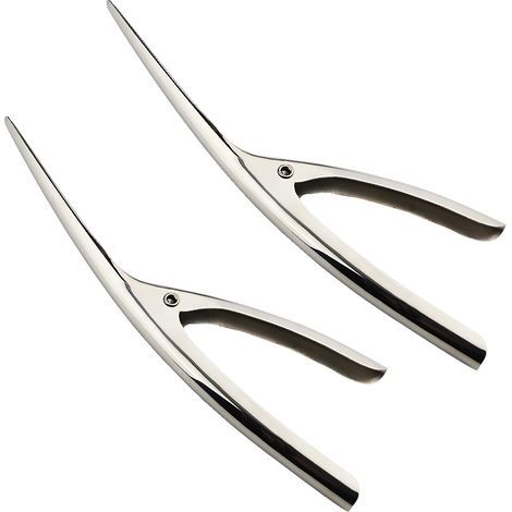 Shrimp Peeler, Set of 2 Shrimp Deveining Tools, Stainless Steel Shrimp Peeler Knife for Shrimp Can be Used for Peeling Raw or Cooked Shrimp (1/4)
