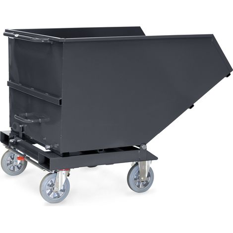 Muldenkipper Inh.800l L1458xB1105xH1099mm grau o.Ablasshahn FETRA (1/5)