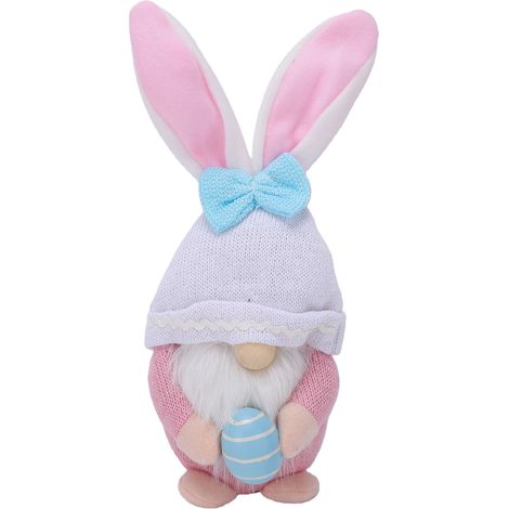 Décoration de Pâques en peluche, gnome sans visage, poupée naine en peluche pour la maison, le bureau ou les fêtes, pour femmes (1/5)