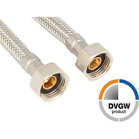 tecuro Flexible de raccordement DN 8 IG x IG - Installation Sanitaire KTW-DVGW A (3/8 x 3/8 x 500 mm) (1/5)