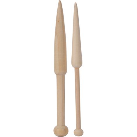 Herramienta de tejido casera para lana, palo corto, para tejer, bufanda, tapiz, palo de madera, aguja