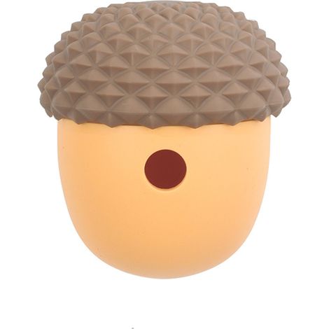 Futterspielzeug für Hunde, bissfest, interaktiv, Silikon-Puzzleball mit langsamer Futterzufuhr, grau und gelb (1/5)