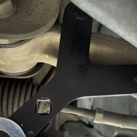 Werkzeug zum Ausbau des unteren Querlenkers mit 1/2"-Antriebs-Federbeinadapter für Montage und Demontage (1/5)