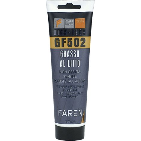 GRASSO AL LITIO 'GF 502' ml 125 - in tubetto  - FAREN