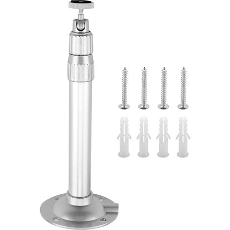 Soporte ajustable para proyector de 200-400 mm, con rotación de 360° e inclinación de 100°, para techo, compatible con miniproyectores, cámaras y videocámaras, con capacidad de carga de 5 kg. (1/5)