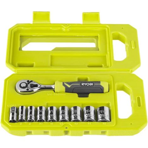 Ryobi Coffret de clés et douilles 8-15 mm 9 pièces (1/5)