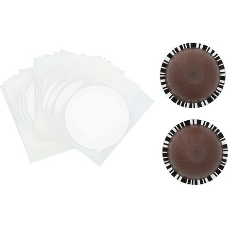 Porte-capsules de café 150 ml avec feuille d'aluminium jetable, compatible avec Vertuoline GCA1 (1/5)