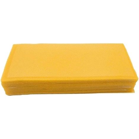 PL30 feuilles de cire d'abeille pour l'apiculture, papier pour la fabrication de bougies, paillettes de cire d'abeille, outils d'apiculture jaunes (1/3)