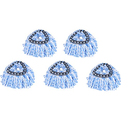 Lot de 5 têtes de balai rotatives en fibre de rechange pour accessoires de nettoyage O-Cedar (1/5)