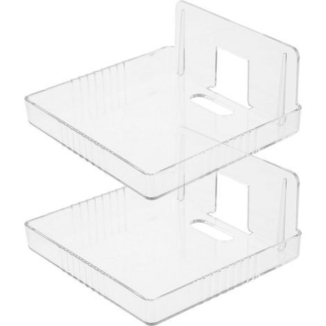 2 étagères murales sans perçage, support pour caméra de sécurité, babyphone et routeur.-10.5X10X4.5CM-Transparent (1/3)