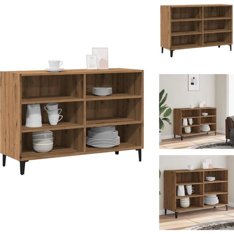 Sideboard Artisan-Eiche 103,5x35x70 cm Holzwerkstoff - Sideboard - Sideboards - Schrank - Lagerschrank (1/5)