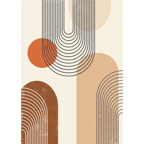 Papier peint panoramique - Boho - 180 cm x 255 cm (1/2)