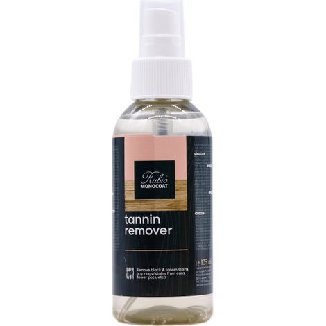 Nettoyant pour taches de tannin 125 ml – Spray prêt à l'emploi pour bois – Élimine taches d'humidité et rouille – Usage intérieur et extérieur
