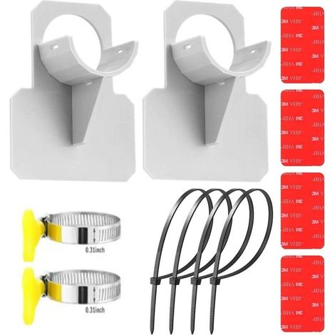 Lot de 2 supports pour tuyau de piscine, accessoires pour piscines hors sol, tuyaux de piscine pour piscines hors sol, conçus pour les piscines Intex, accessoire de piscine (1/5)