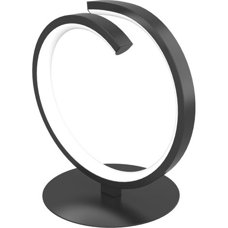 Abatjour Moderno Tornado Alluminio Nero Led 8W (1/3)