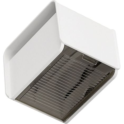Toilettenpapierhalter mit Ablage, Wandmontage, selbstklebend, wasserdicht, transparent, Toilettenpapierrollenspender-Abdeckung für Badezimmer, weiß (1/5)