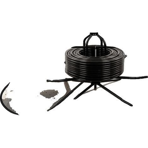 Avvolgitubo per riscaldamento a pavimento, Dimensioni complessive del prodotto 13575,2 cm, Capacità di carico 200 kg, Peso netto 9,5 kg, Diametro regolabile, Materiale: acciaio (1/5)