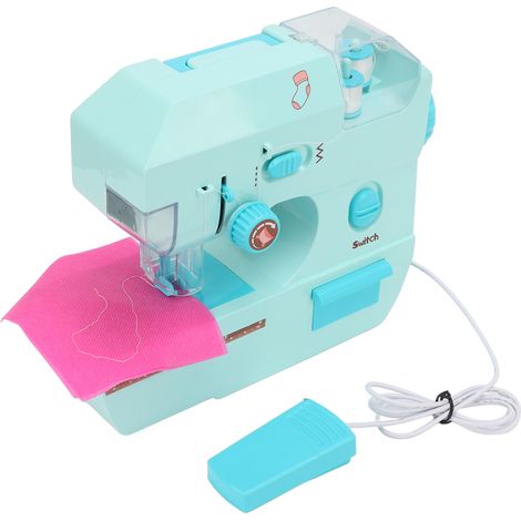 Tragbare Mini-Nähmaschine mit Fußpedal für Anfänger ab 3 Jahren (1/5)