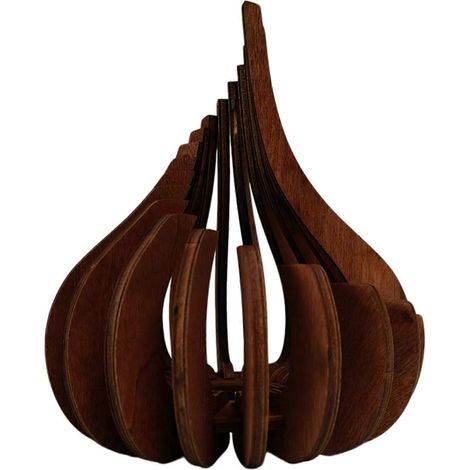 Porte-bougie de méditation en bois naturel - Cadeau polyvalent pour les fêtes et la décoration quotidienne - Idée cadeau attentionnée pour une pendaison de crémaillère - 1 pièce (1/5)