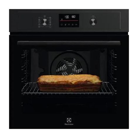 Electrolux EOF4P56H 600 Serie 72 Liter SurroundCook Multifunktionsbackofen mit pyrolytischer Reinigung Rein schwarz