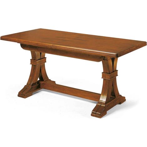 DUSTIN - tavolo da pranzo allungabile in legno massello cm 180/225/270/315/360 X 100