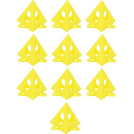 Lot de 10 supports de peinture triangulaires pour patins de levage, accessoires de menuiserie en bois. (1/5)