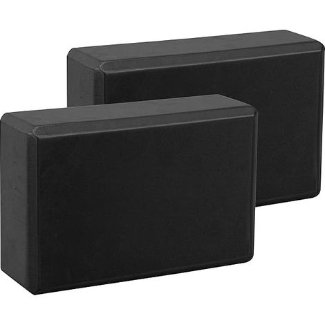 Bloc De Yoga - EVA Haute Densité - 23 x 15 x 7 5 Cm - Antidérapant - Pour Yoga Pilates Gymnastique - Lot De 2 (1/3)