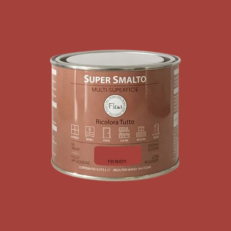 FLEUR SUPER SMALTO MULTI-SUPERFICIE 375ML F35 RUSTY