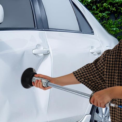 Dellenentfernungsset Puller Auto Reparatur Ausbeulwerkzeug mit 3 Saugnäpfen und 12 Abziehlaschen Lassen Pneumatisches Ausbeul-Werkzeug, Ausbeul-Reparatur-Werkzeug, Ausbeul-Werkzeugsatz (1/5)