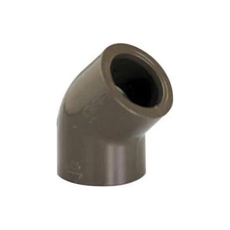 Gomito 45° PVC HTA - calore - femmina/femmina D.40
