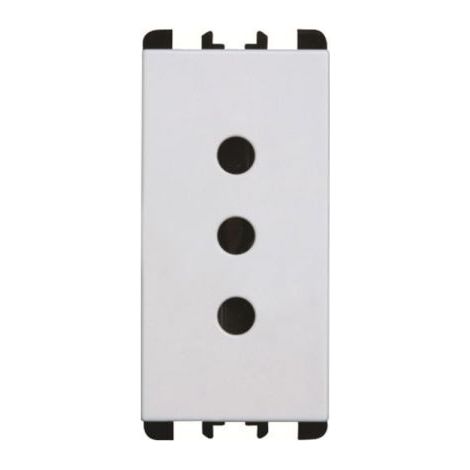 Urmet Simon Nea Presa P11 1 modulo 2P+T 10A-250V bianco - 10301.B