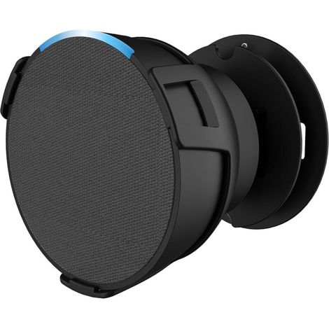 Compatibile con supporto Echo Pop, piedistallo Echo Pop, staffa di supporto Echo Pop, non sono necessarie viti, accessorio per altoparlante (Echo Pop, nero, 1 pezzo) Jy05