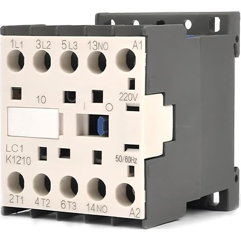 Bardusch-Contacteur Ca 3 Pôles 4 Contacts en Argent épaissi Normalement Ouverts 220V 12A Contacteur électrique Industriel pour la Distribution D'énergie (1/5)