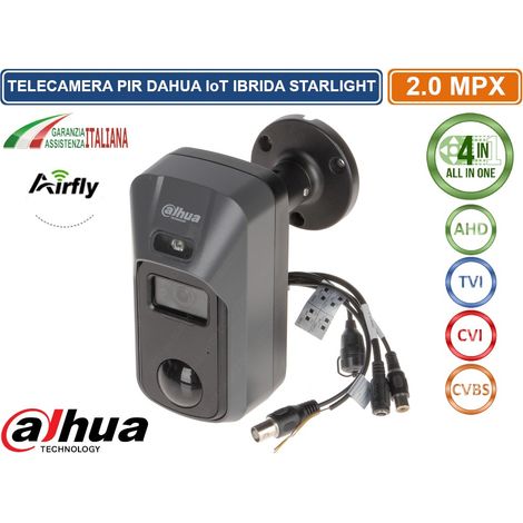 DAHUA HAC-ME2241C TELECAMERA PIR HDCVI5.0 FULL HD 1080P 2MPX 2.8MM ACTIVE DETERRENCE IOT STARLIGHT AUDIO IP67 (1/3)