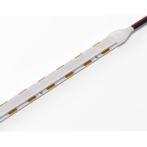 Bande led cob 12v flexible, fixation adhésive - Connexion : Mini prise M1 - Flux lumineux : 1200 lm/ml - Largeur : 7,5 mm - Longueur : 3000 mm - Puissance : 36 W - HALEMEIER (1/3)