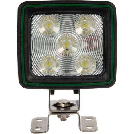 Lámpara de trabajo LED para Fendt, cuadrada, 67 W, 5600 lm, 10/30 V, con enchufe alemán, luz gran angular, 20 LED Kramp LA10410 (1/5)