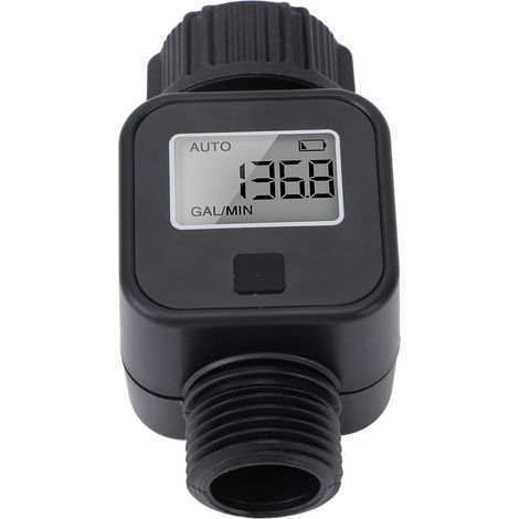 Compteur d'eau numérique avec écran LCD, filetage BSP 3/4 pouce, débitmètre d'eau haute précision pour usage domestique et commercial. (1/5)