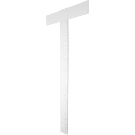 Règle en T acrylique blanc de 45 cm pour des mesures précises (1/5)