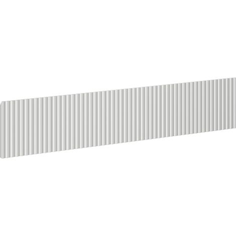 Mexen Rivel façade rainurée pour corps de meuble de salle de bain 80 x 20 cm, gris mat - 91A20-0800-235-1-62 (1/2)