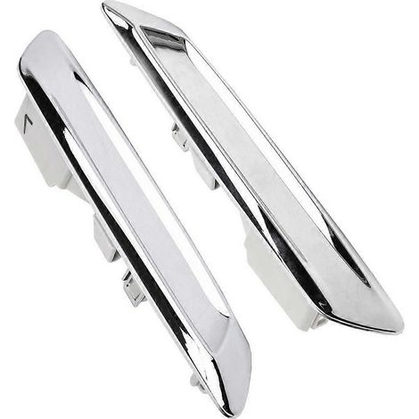 1 paire de baguettes de garniture chromées extérieures avant pour BMW F10 F11 berline 2013-2016 (références : 51137336645 et 51137336646, gauche et droite) (1/5)