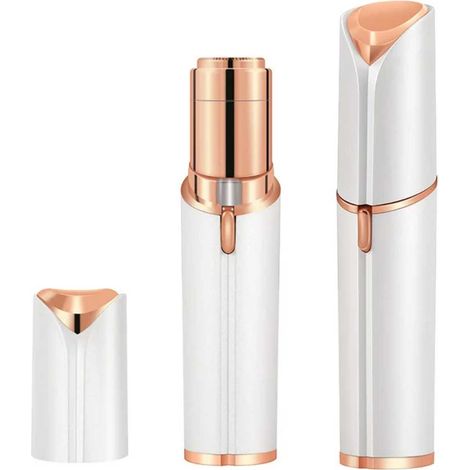 Mini épilateur - Tondeuse pour sourcils, poils du visage, poils du nez, poils des aisselles blancs-AquaForge (1/5)