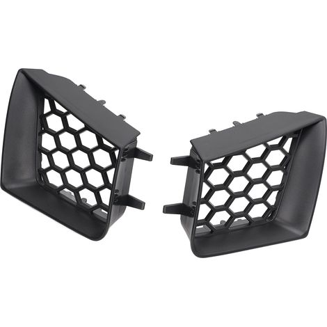 Calandre Supérieure Avant 2 Pièces Noir Mat pour Siège Ibiza Cordoba 6L 2002-2009, Calandres Droite Gauche (1/5)