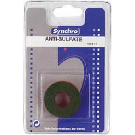 2 rondelles anti-sulfate batterie