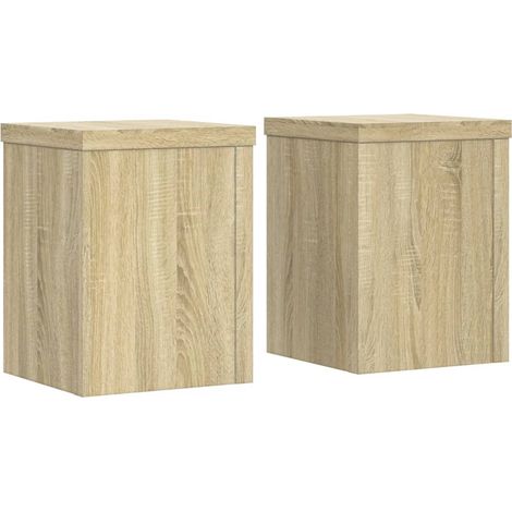 Portavasi per piante set di 2 portafiori in legno ingegnerizzato Sonoma marrone 020045347