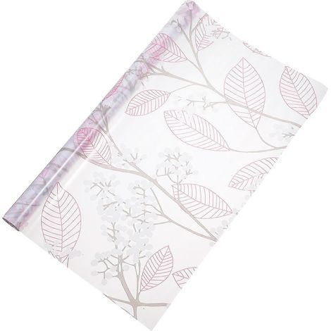 Film de protection solaire pour vitres, film opaque sans adhésif, 1 pièce, PVC rose (1/5)