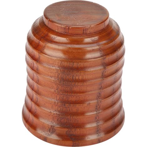 Gobelet en bois spiralé, gourde cadeau originale en bois (1/3)