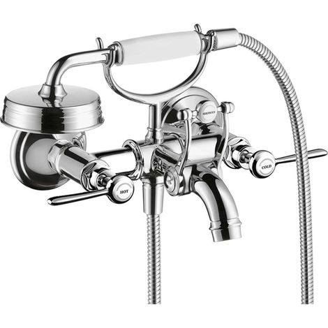 hansgrohe AXOR Montreux 2-Griff-Wannenarmatur Aufputz, (1/3)