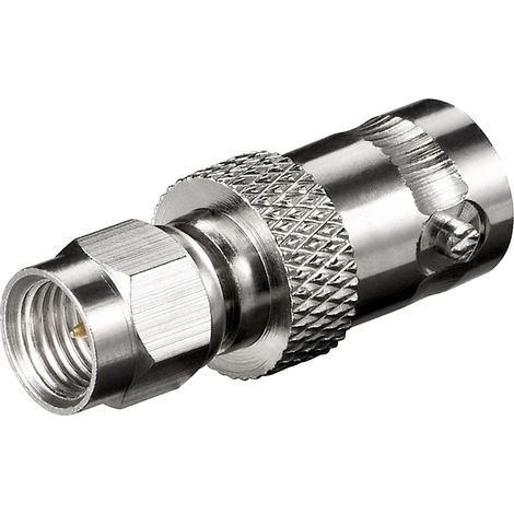 GOOBAY BNC-Adapter, BNC-Buchse auf SMA-Stecker (1/2)